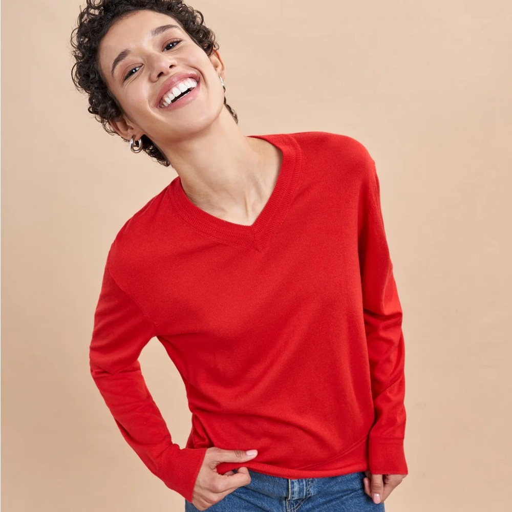 La Ligne NYC Ben V Neck Sweater